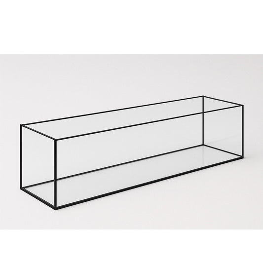 Aquarium 120x30x30cm / 108 Liter schwarz