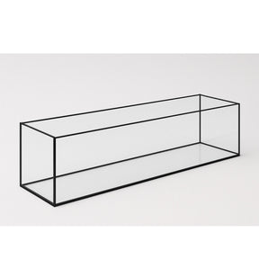 Aquarium 120x30x30cm / 108 Liter schwarz