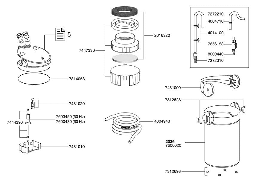 EHEIM ecco pro 300 für Aquarien bis 300 Liter (2036)