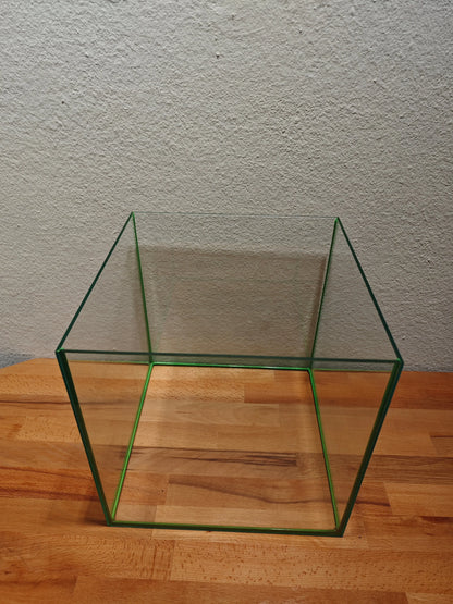 Würfelbecken farbig "Grün" Aquarium 30x30x30cm, 27 Liter Terboven Aquaristik
