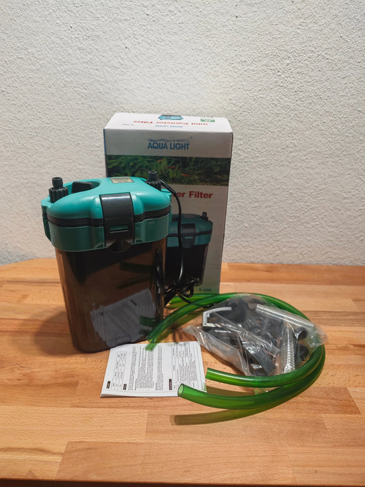 Aqualight X-450 Mini Außenfilter für Aquarien bis 120 Liter Terboven Aquaristik