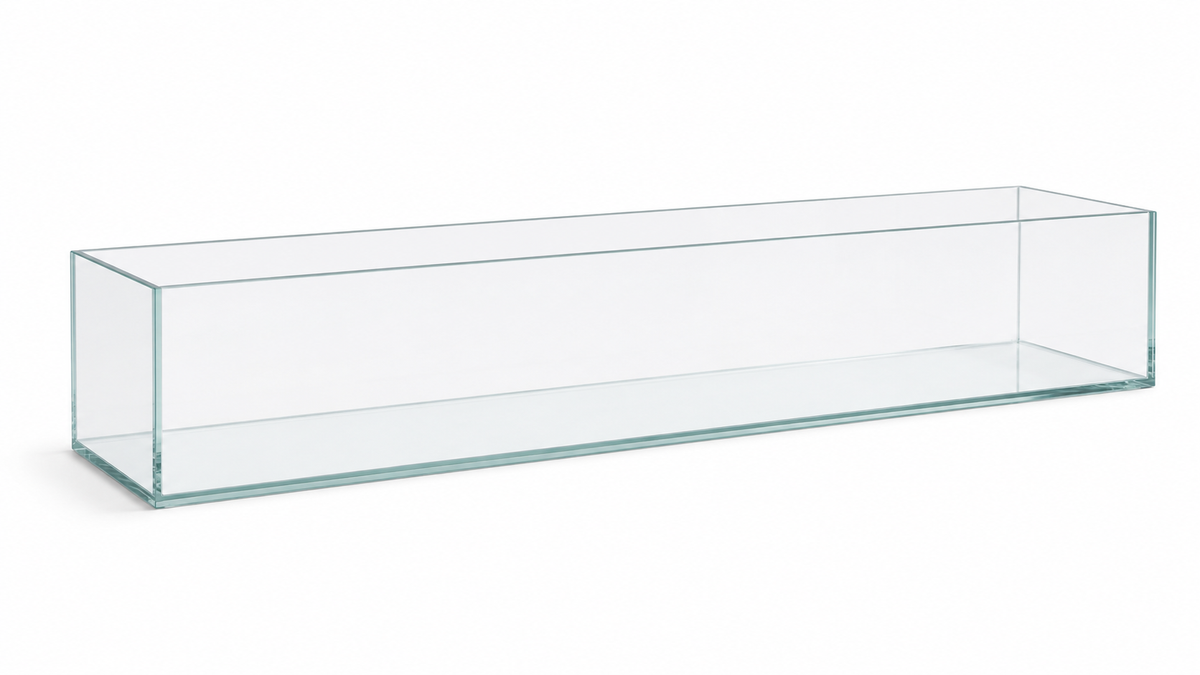 Aquarium 170x20x20cm / 68 Liter transparent