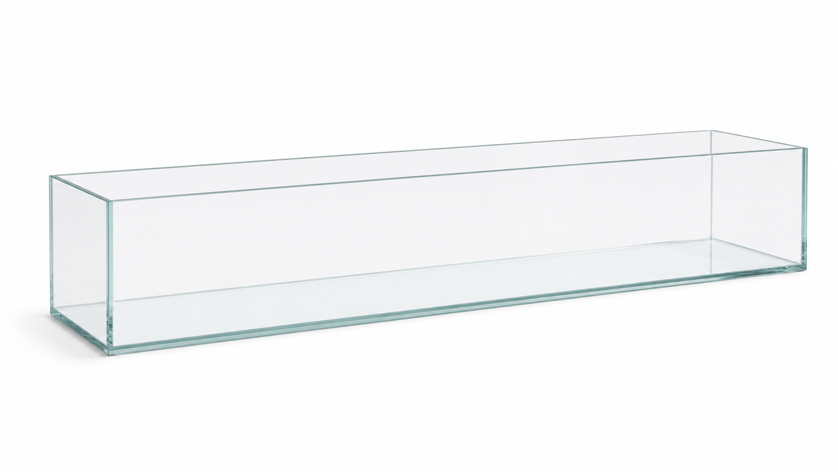 Aquarium 170x20x20cm / 68 Liter transparent