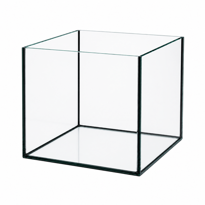 Aquarium 40x40x35cm Cube 56 litres noir
