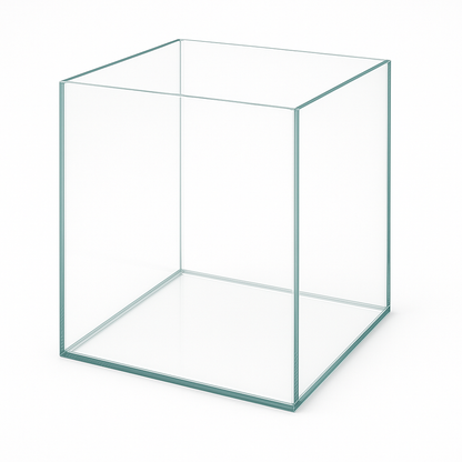 Aquarium 35x35x40cm Cube 49 Liter transparent