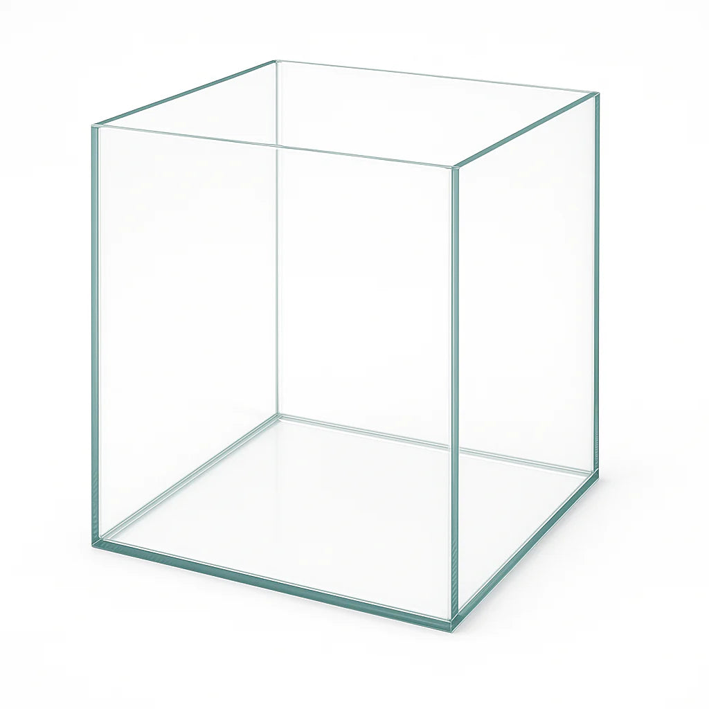 Aquarium 30x30x30cm Cube 27 Liter transparent