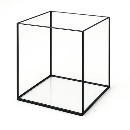Aquarium 30x30x30cm Cube 27 Liter schwarz