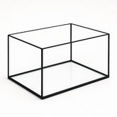 Aquarium 40x30x20cm / 24 Liter schwarz