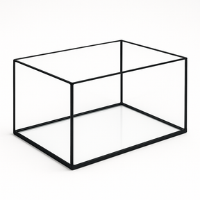 Aquarium 40x30x20cm / 24 Liter schwarz