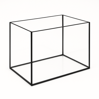 Aquarium 45x30x30cm / 40,5 Liter schwarz