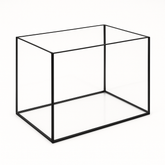 Aquarium 45x30x30cm / 40,5 Liter schwarz