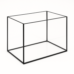 Aquarium 45x30x30cm / 40,5 Liter schwarz