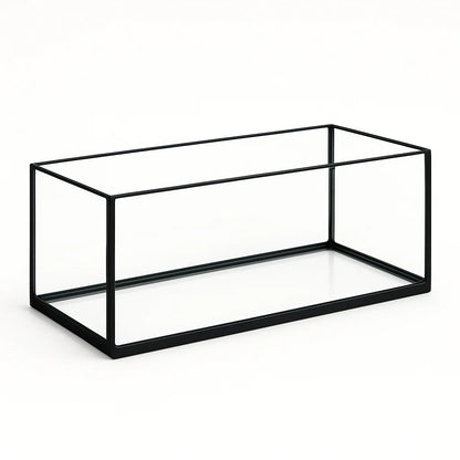 Aquarium 50x20x25cm / 25 Liter schwarz