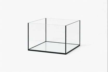 Aquarium 50x50x40cm Cube 100 Liter schwarz