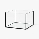 Aquarium 50x50x40cm Cube 100 Liter schwarz