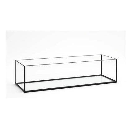 Aquarium 60x20x20cm / 24 Liter schwarz