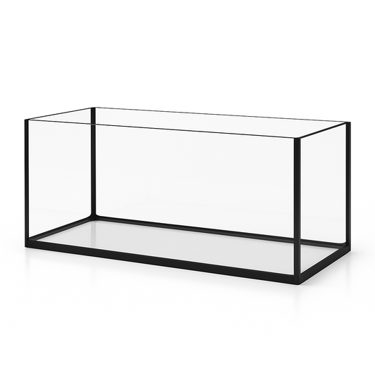 Aquarium 60x20x25cm / 30 Liter schwarz