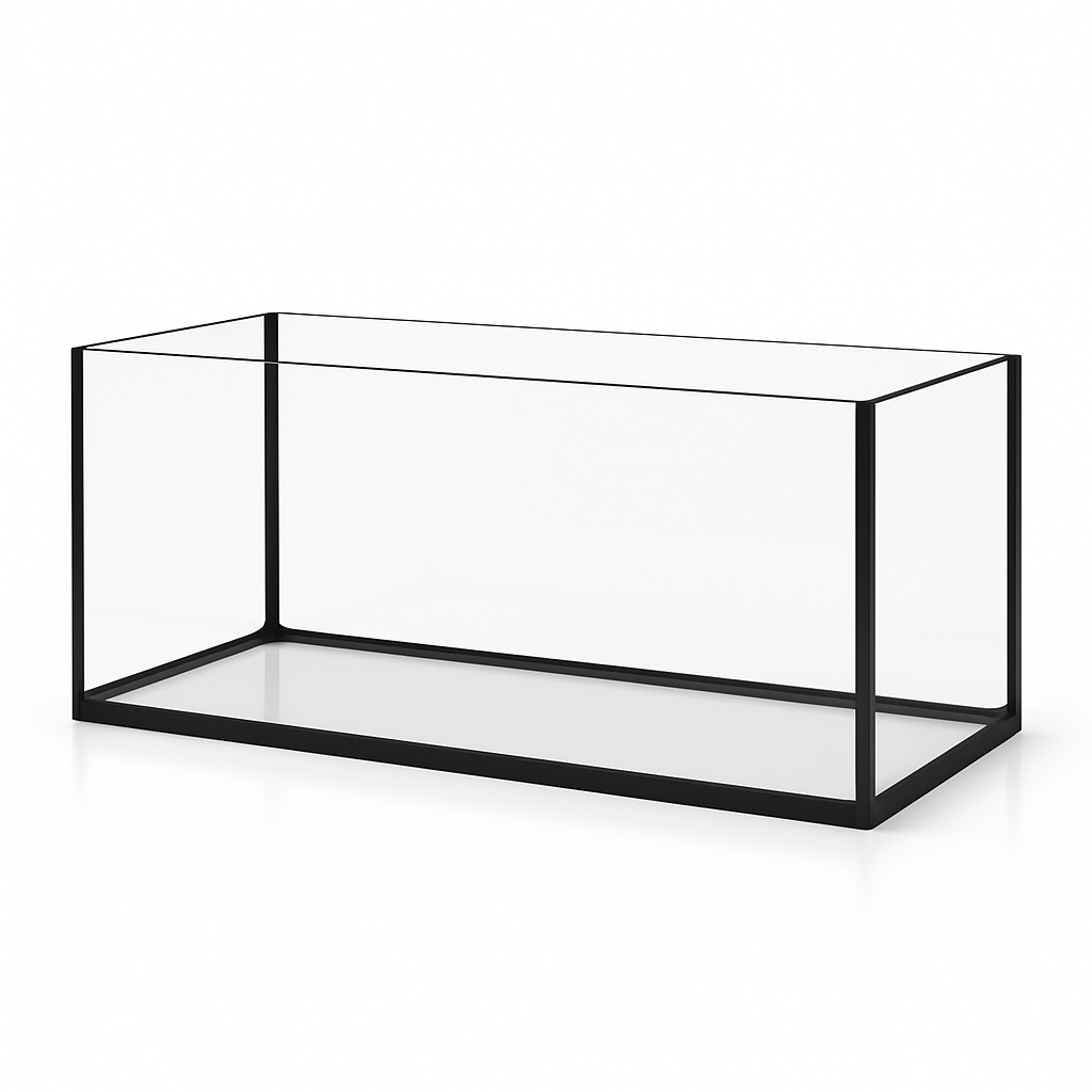 Aquarium 60x20x25cm / 30 litres noir