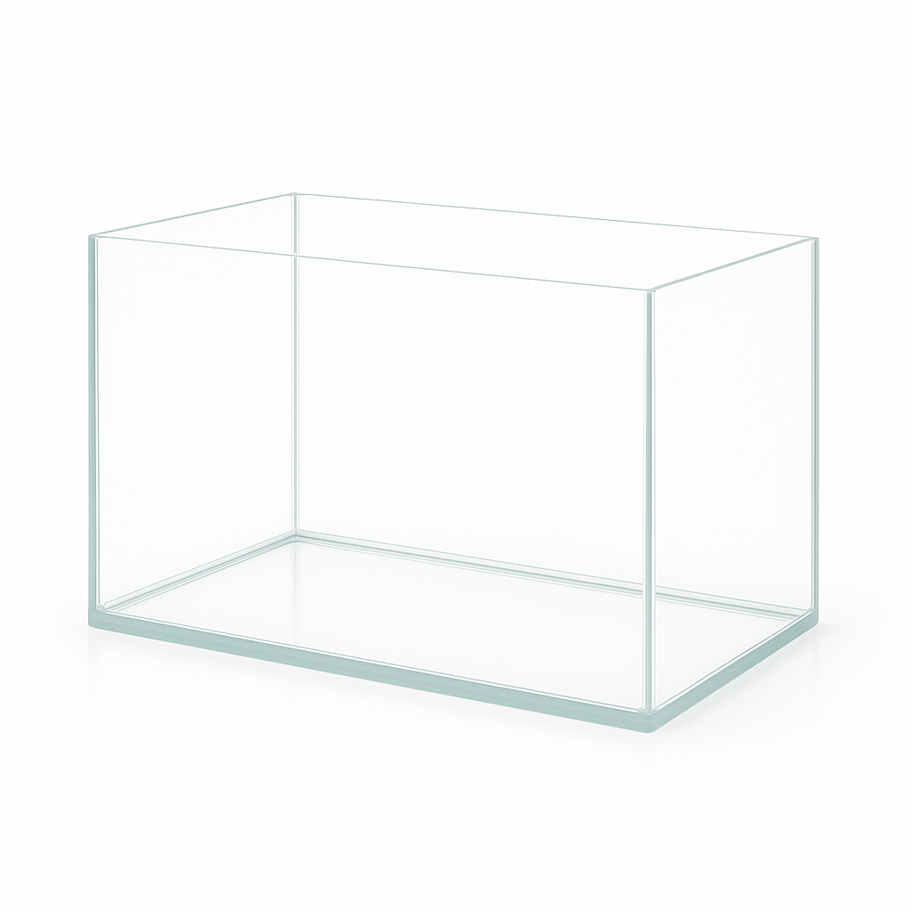Aquarium 50x20x30cm / 30 Liter transparent
