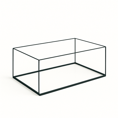 Aquarium 60x30x25cm / 45 Liter schwarz