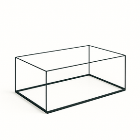 Aquarium 60x30x25cm / 45 Liter schwarz