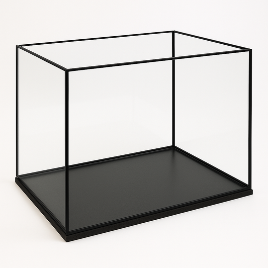 Aquarium 60x30x40cm / 72 Liter schwarz