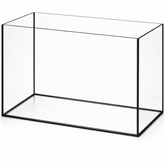 Aquarium 60x30x45cm / 81 Liter schwarz