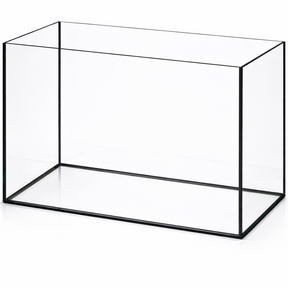 Aquarium 60x30x45cm / 81 Liter schwarz