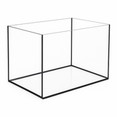 Aquarium 60x35x35cm / 73,5 Liter schwarz