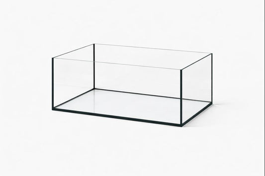 Aquarium 60x50x30cm / 90 Liter schwarz