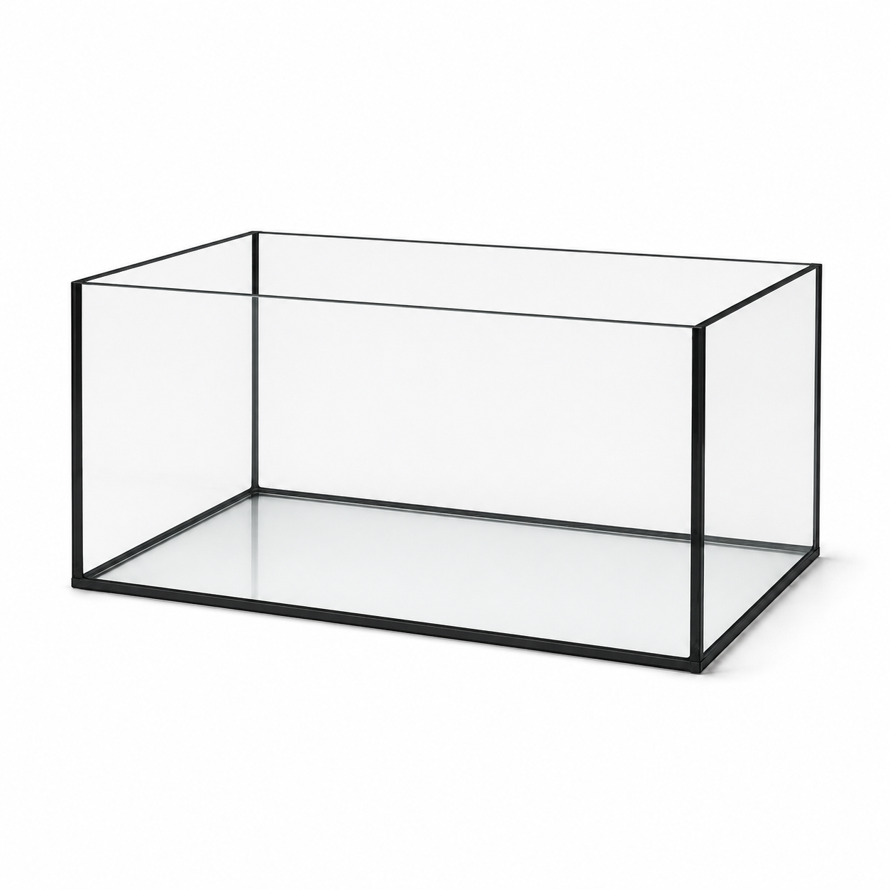 Aquarium 60x50x30cm / 90 litres noir