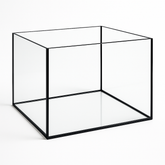 Aquarium 60x50x40cm / 120 Liter schwarz