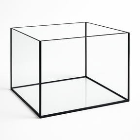 Aquarium 60x50x40cm / 120 Liter schwarz