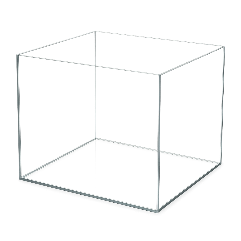 Aquarium 60x50x50cm / 150 Liter transparent