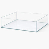 Aquarium 60x60x25cm Quader 90 Liter transparent -Shallow Tank
