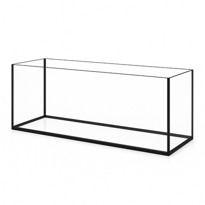 Aquarium 60x20x30cm / 36 Liter schwarz