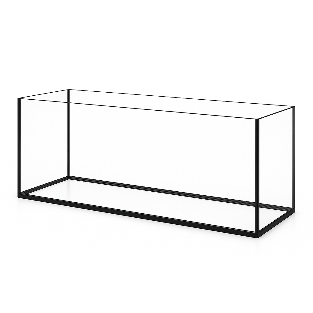 Aquarium 60x20x30cm / 36 litres noir