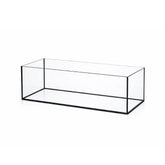 Aquarium 70x30x25cm 52,5 Liter schwarz