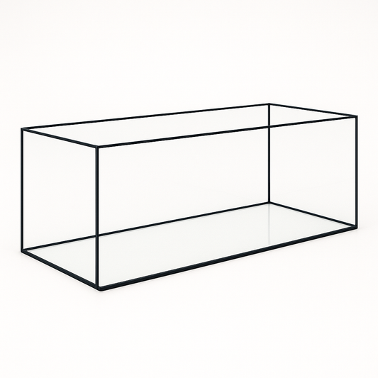 Aquarium 70x30x30cm / 90 Liter schwarz