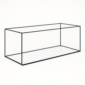 Aquarium 70x30x30cm 63 Liter schwarz