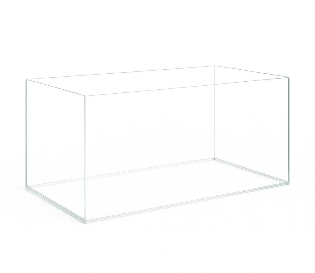 Aquarium 76x38x35cm für Kallax Regal 101 Liter transparent