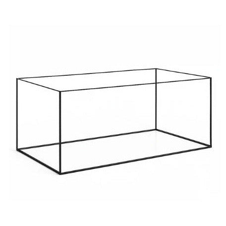 Aquarium 76x38x35cm pour étagère Kallax 101 litres noir