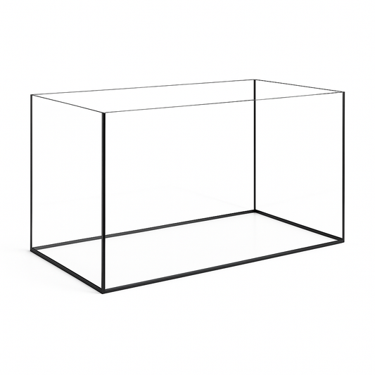 Aquarium 76x38x40cm für Kallax Regal 115 Liter schwarz