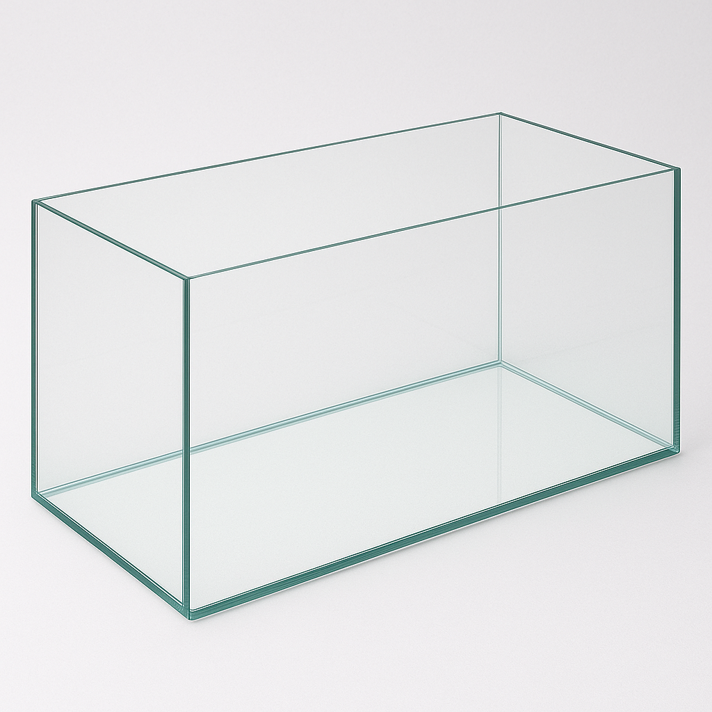 Aquarium 80x30x30cm / 72 Liter transparent