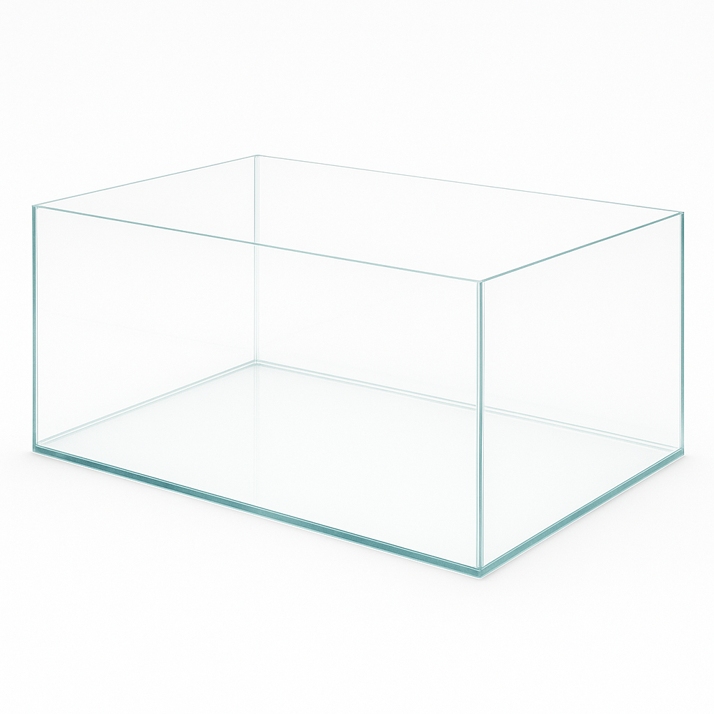 Aquarium 80x50x30cm 120 litres transparent