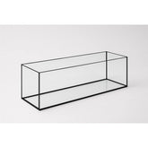 Aquarium 110x30x30cm / 99 Liter schwarz