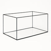 Aquarium 90x40x40cm 144 Liter schwarz
