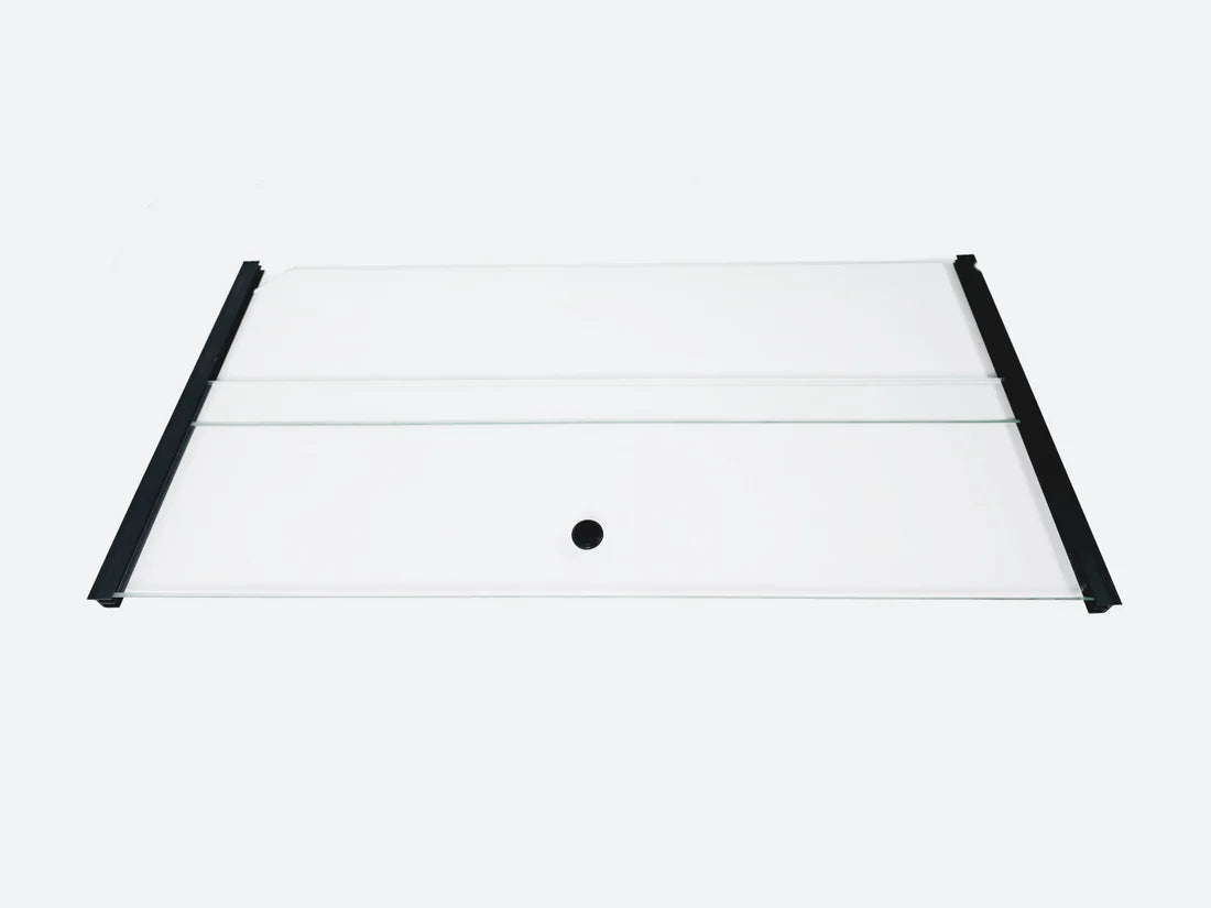 Aquarium 90x30x30cm 81 Liter schwarz