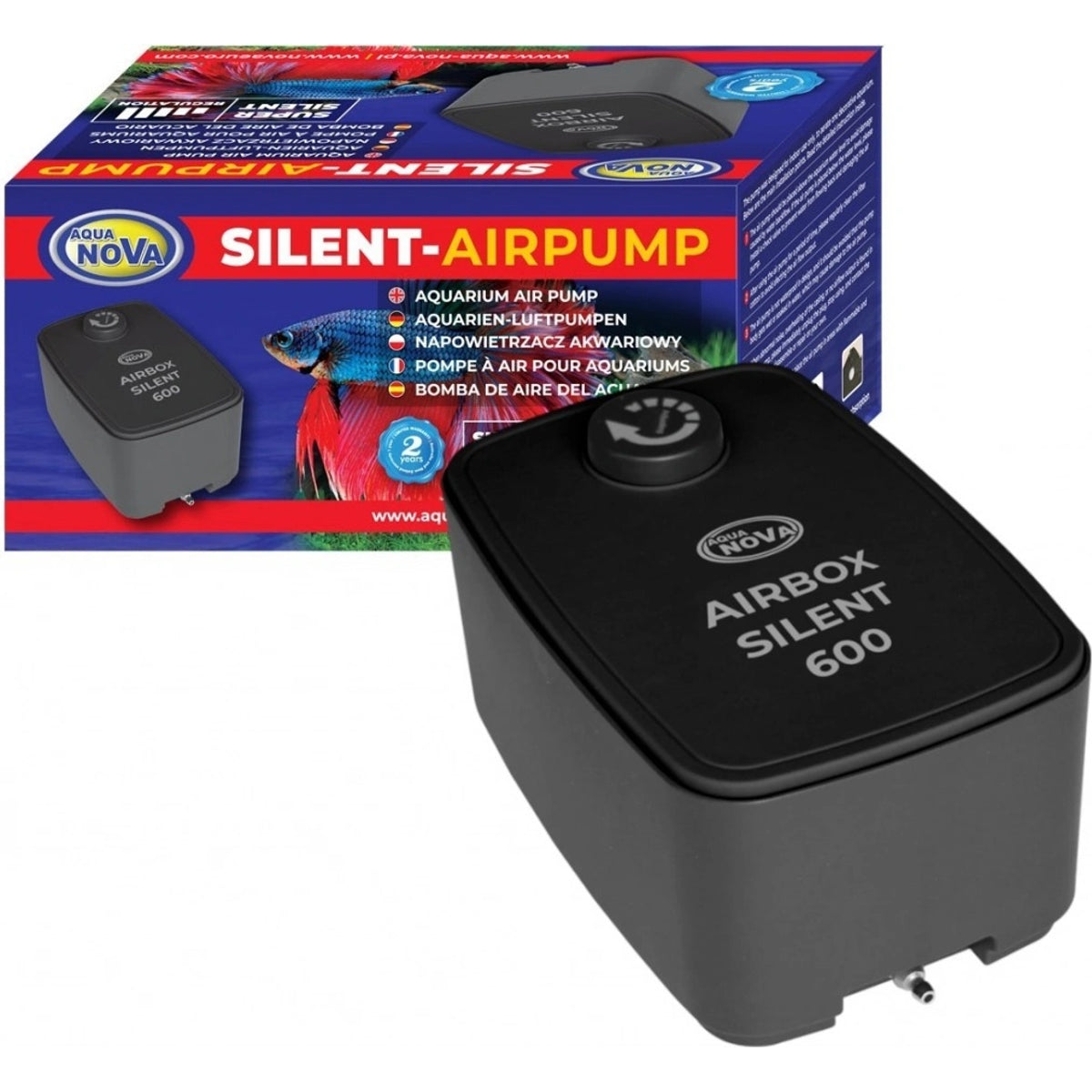 AquaNova Airbox-Silent-600 – quadratisches Hauptproduktbild