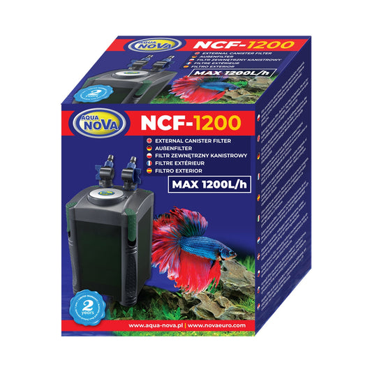 AquaNova NCF-1200 Außenfilter – Original-Herstellerbild, Quelle aqua-nova.pl